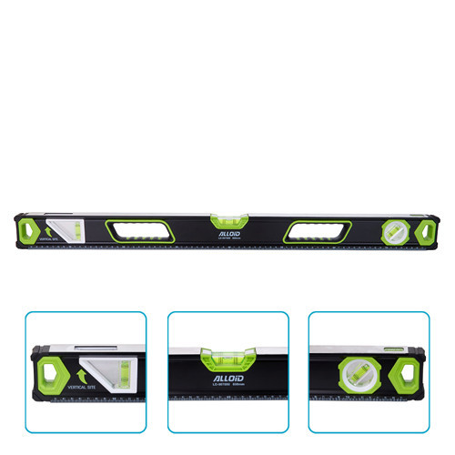 Alloid Pro. Рівень будівельний 80см, 3 капсули з магнітом та боковим вікном Одеса - фото 1