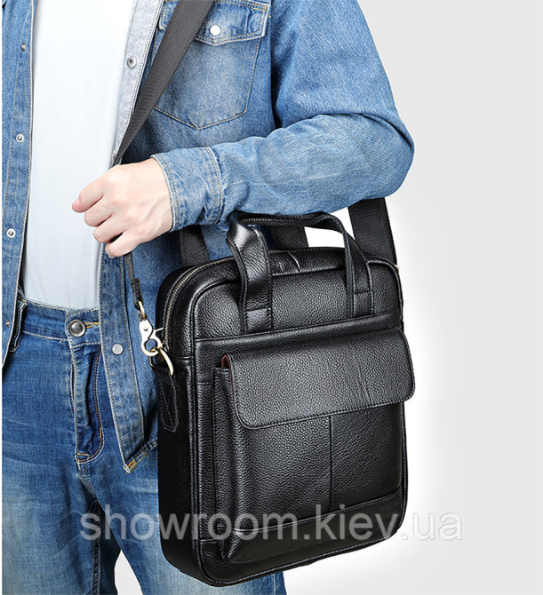 Чоловіча сумка сумка Leather Collection (9917) Київ - фото 2