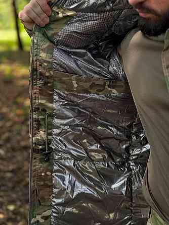 Тактична чоловіча зимова куртка парка Omni-Heat з капюшоном водонепронекна зимова парка мультикам WAR Львів