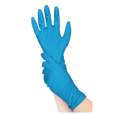 Медичні рукавички MediPlus AmbuPlus Латексні оглядові нестерильні неприпудрені Сині Розмір XL 50 шт. (9551004355869) Вінниця - фото 2