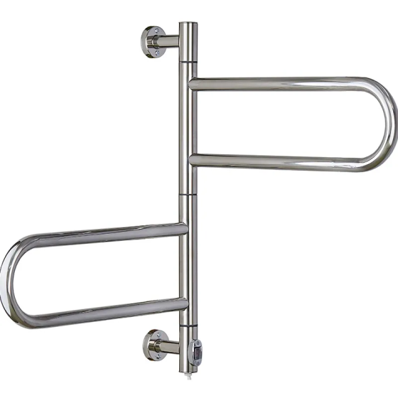 Електричний полотенцесушник Zerix Turn EPT-6065 поворотний 70W (ZX5029) Харків