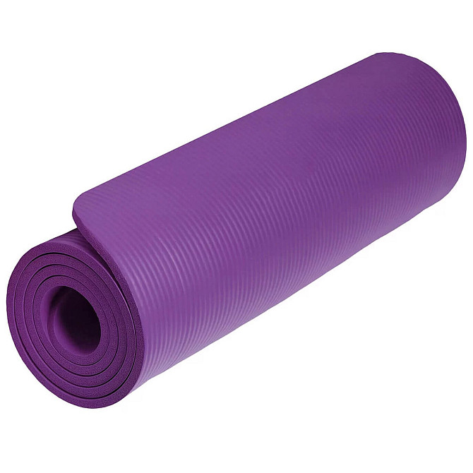 Килимок для йоги та фітнесу Power System PS-4017 NBR Fitness Yoga Mat Plus Purple (180х61х1) Кам'янське - фото 9