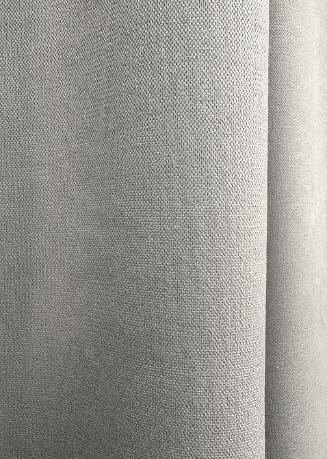Комплект готовых штор VR-Textil Микровелюр Petek № 1832ш Светло-серый 100х270 см 2 шт (31-0019) Киев - изображение 8
