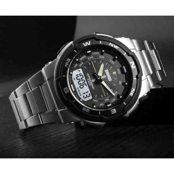 Мужские часы  Skmei 1370 Marshal Серебристые Винница