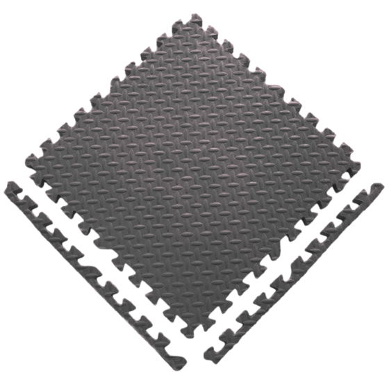 Коврик-пазл напольный, термоковрик,без покрытия,Eva-пены 20 пазлов 60*60 см,площадь покрытия 7,2 м²,толщина 1 см,чёрный Каменец-Подольский
