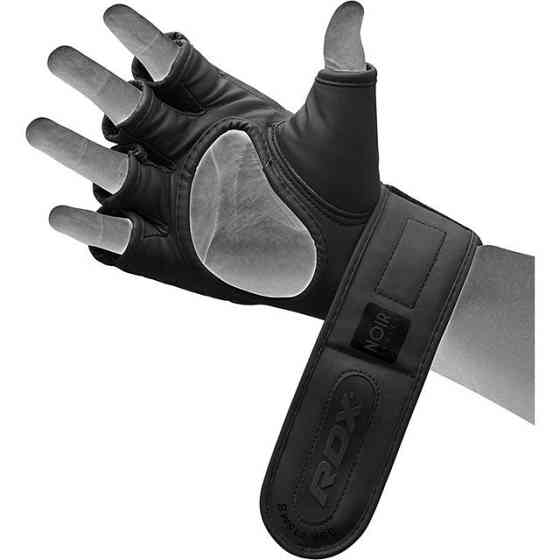 Рукавиці ММА RDX F15 Noir Matte Black S (капа в комплекті) Кам'янське