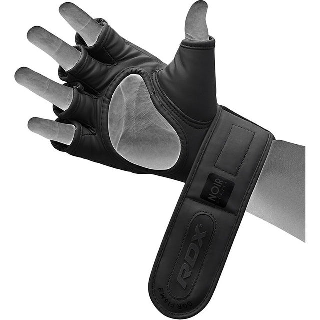 Рукавиці для ММА RDX F15 Noir Matte Black S (капа в комплекті) Каменское - изображение 5