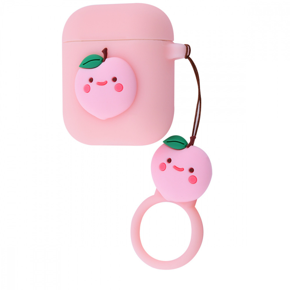 Чохол для AirPods рожевий з вишенькою WK-24 Львів - фото 1