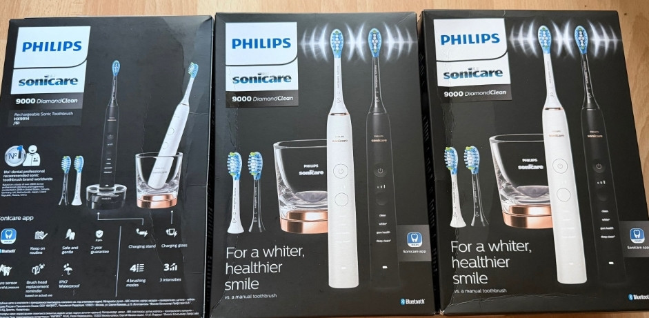 Набор электрических зубных щеток Philips Sonicare 9000 HX9914/61 Киев - изображение 4