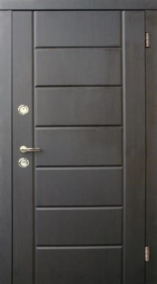 Форт-М Двері квартирна модель Тріо Конзас, колір Венге темний Київ - фото 1