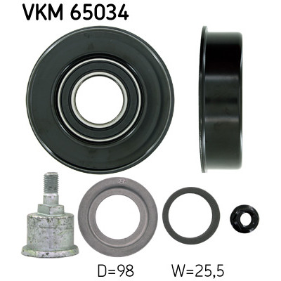 Ролик натяжителя ремня SKF VKM 65034 Винница - изображение 1