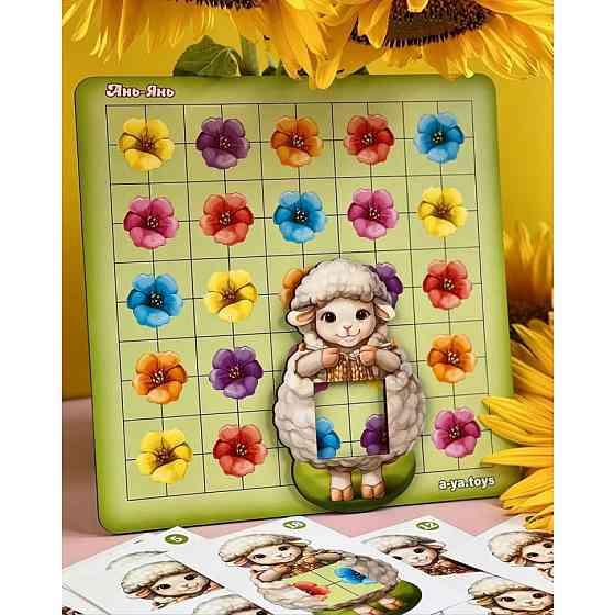 Деревянный пазл-сортер 