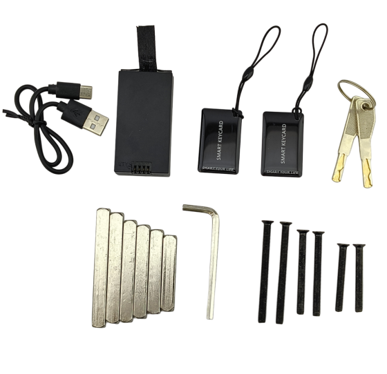 PES Dual чорний дверний розумний замок Київ