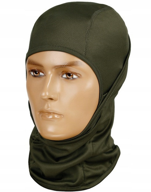 Універсальна Балаклава багатофункціональна термоактивна 1 отвір Mil-Tec від Sturm (12110101) Olive Нововолинськ - фото 5