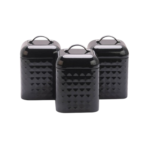 Набір ємностей 3шт Maestro MR-1676-3S-BLACK Житомир - изображение 1