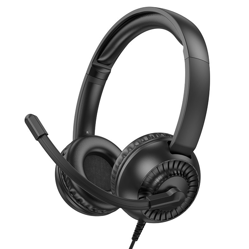 Наушники игровые HOCO W112 Pure headphones Black Одесса - изображение 1