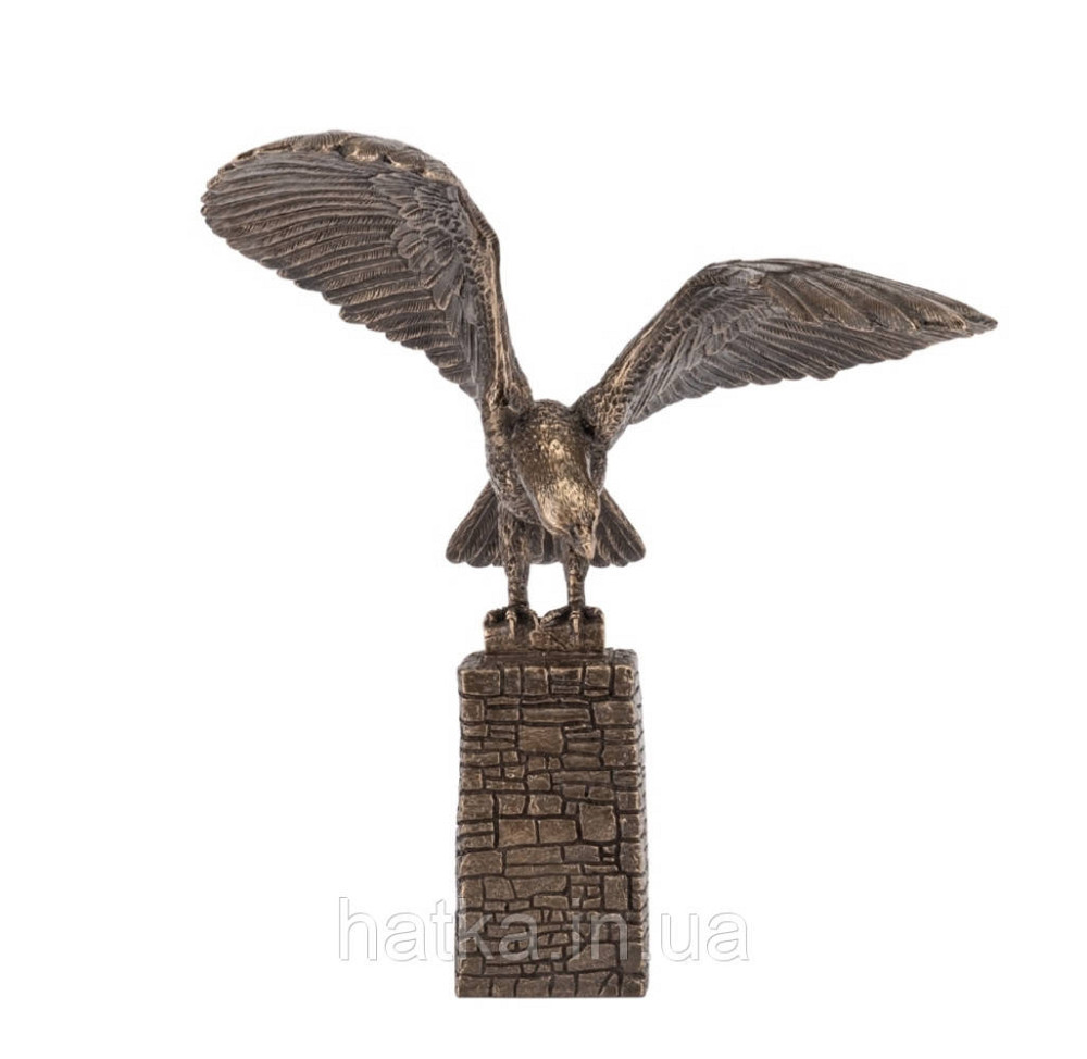 Статуэтка Veronese Орел на башне 28 см полистоун с бронзовым покрытием 08147A1 Киев - изображение 3