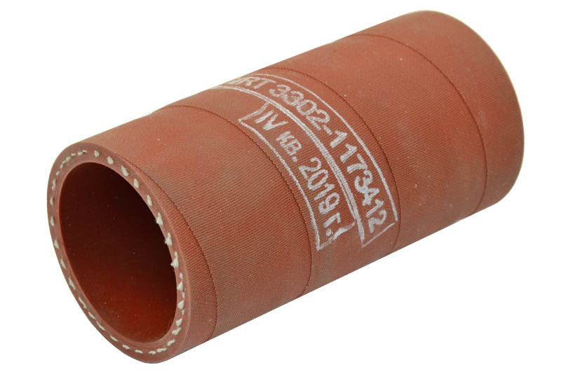 Патрубок ГАЗ NEXT, Бізнес (Сummins 2.8 дв) (3-50х60-0,25,L=120) прямий інтеркулера Мукачево - фото 1