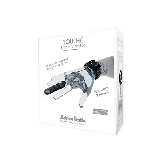 Вібратор на палець Adrien Lastic Touche (L) для глибокої стимуляції з пультом керування на руці Львів