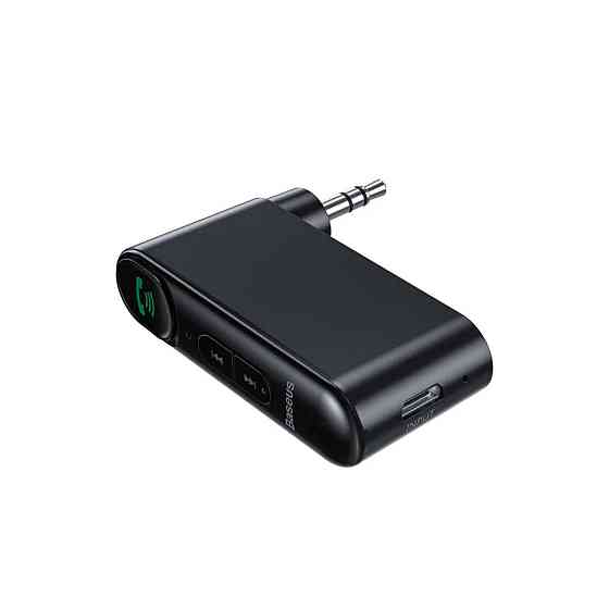 Bluetooth бездротовий ресивер Baseus BSBA-02 AUX Wireless Audio Receiver Black WXQY010001 Одеса