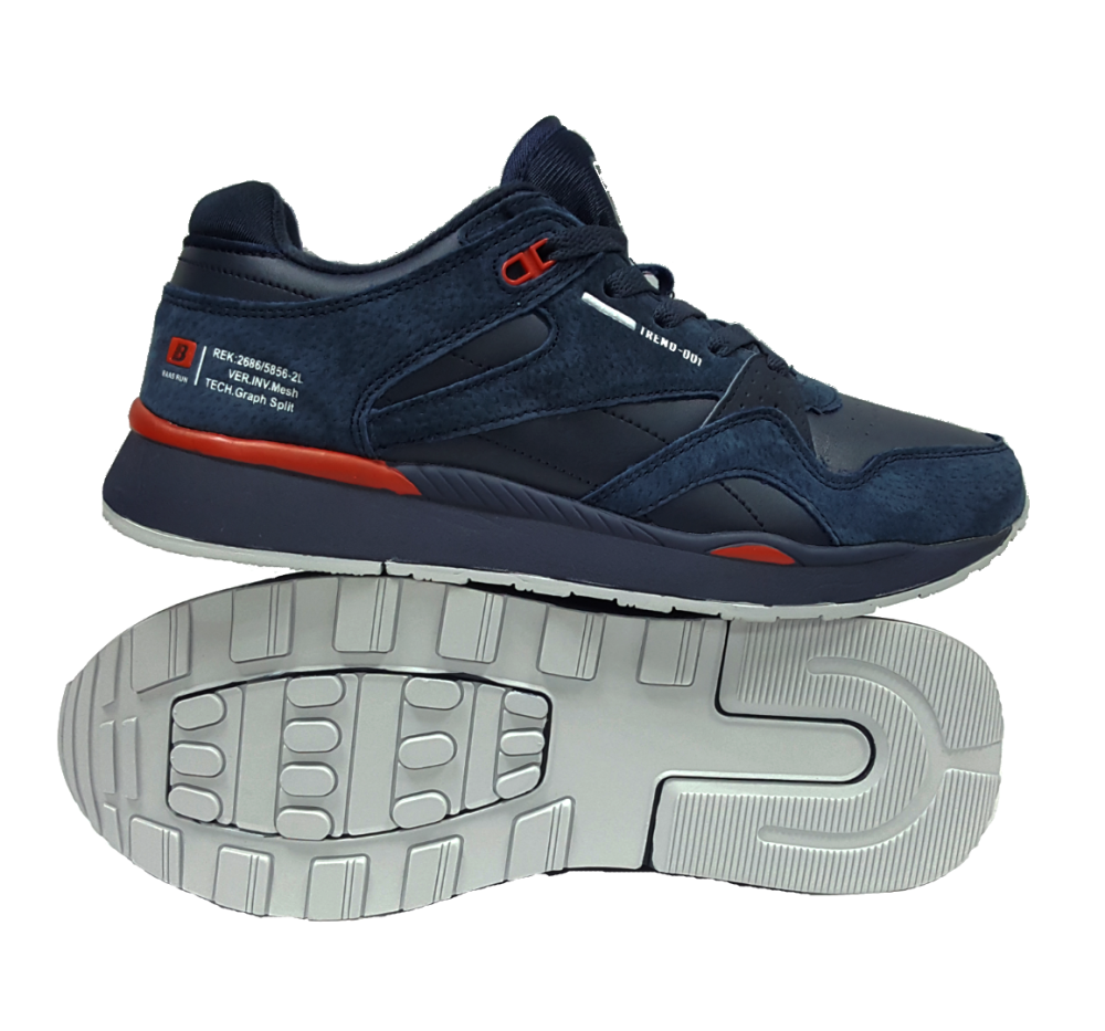 Мужские  кожаные демисезонные кроссовки BaaS,производство Польши 44 Киев - изображение 1