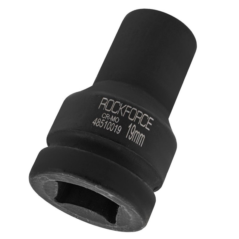 Головка ударна глибока 1'' 6-гранна 19мм RockFORCE RF-48510019 Одесса - изображение 2