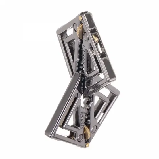 Затискачі для сосків з важкою підвіскою LOCKINK Adjustable Nipple Clamps with Heavy Pendant - Grey Львів