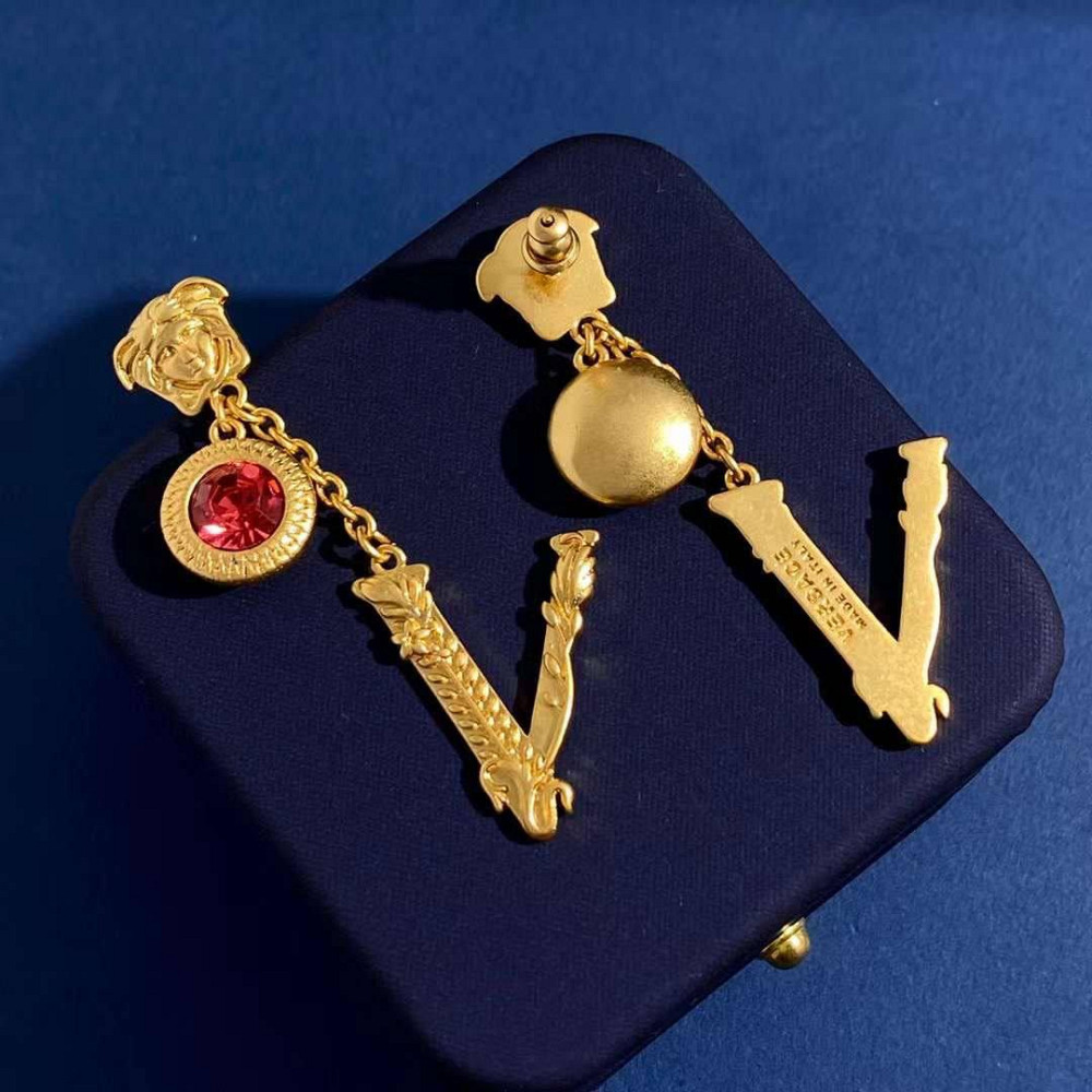 Брендові сережки Версаче/Versace, позолота Одеса - фото 2
