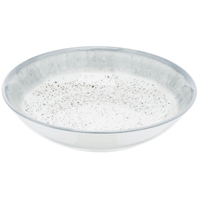 Тарілка Ardesto Siena, 20см, порцеляна, біло-сірий (AR2920SW) Вінниця - фото 5