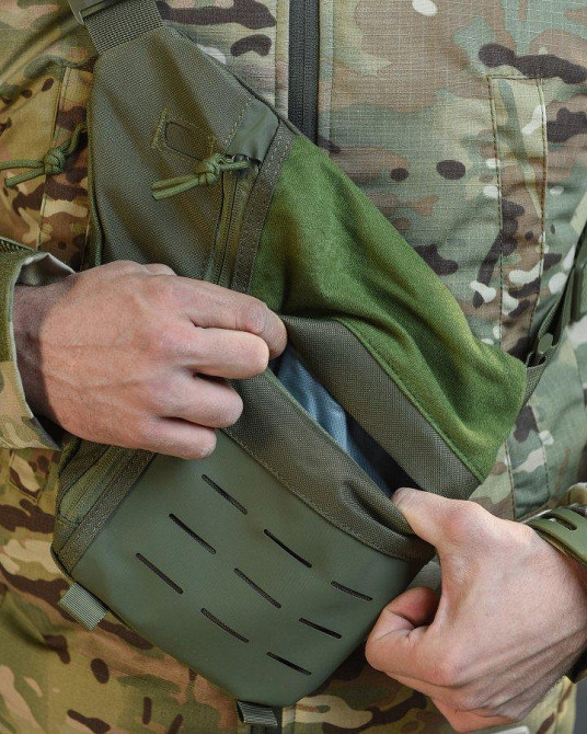 Нагрудна тактична сумка під одяг ОЛІВА ВТ4735 Одеса - фото 5