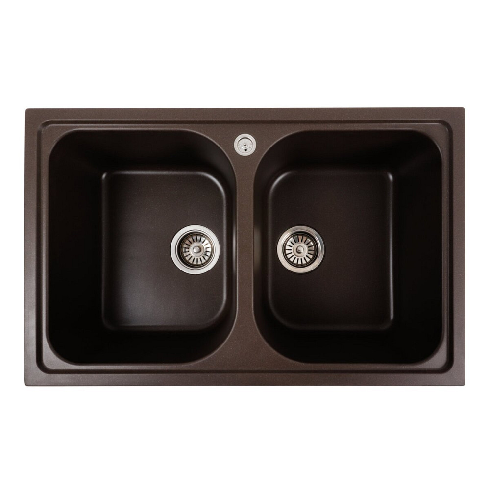 PLATINUM Гранітна мийка для кухні Platinum 7950 Equatoria матовий Темна скеля Киев - изображение 1