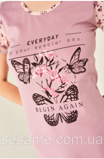 Пижама женская комплект для сна ,ночная сорочка, ночнушка ТМ Rubina 3628 (Турция) Харьков - изображение 3