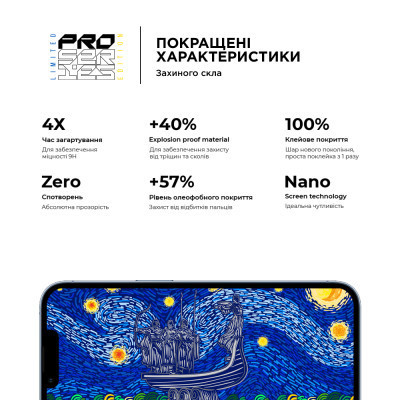 Скло захисне Armorstandart Pro 3D LE Apple iPhone 14 Plus/13 Pro Max Black 3 шт (ARM77600) Вінниця - фото 4