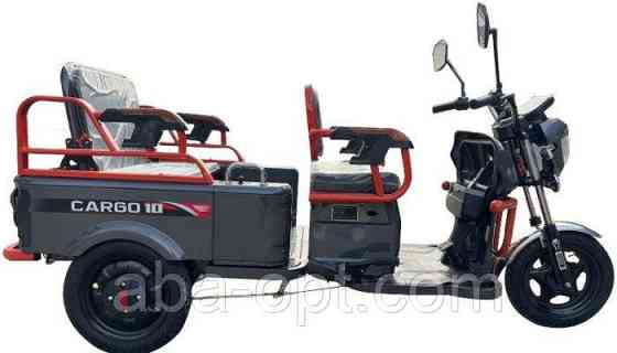 Електричний трицикл з кузовом CARGO-10-GP 1 1000W-60V-32Ah шини 12"/12" купити дешево в Україні Одеса