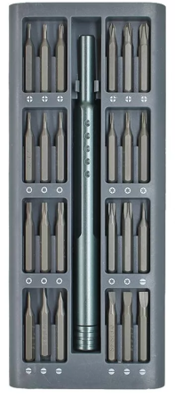Викрутка з набором насадок у футлярі, 48 шт. Набір 48в1 7344 Одеса
