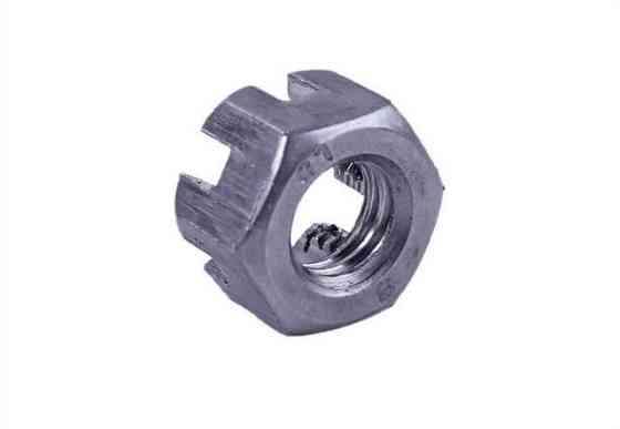 Гайка корончатая М10  на роторную косилку KRO 900 Мукачево