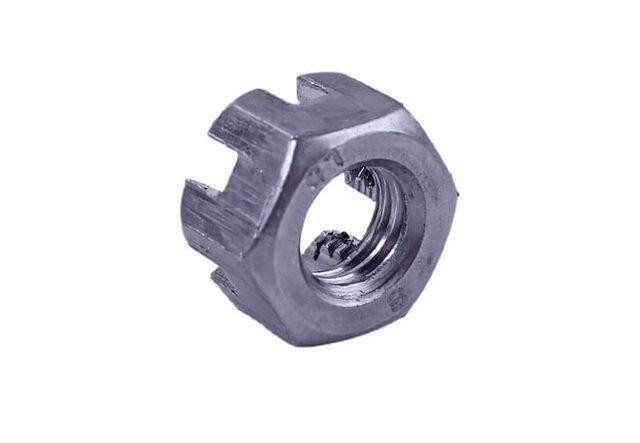 Гайка корончатая М10  на роторную косилку KRO 900 Мукачево - изображение 1