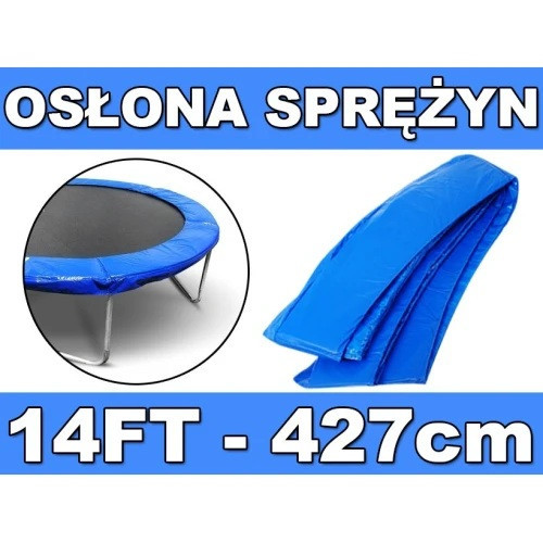 Захист на пружини для батута SkyRamiz 427 см / 14 футів, синій Київ - фото 2