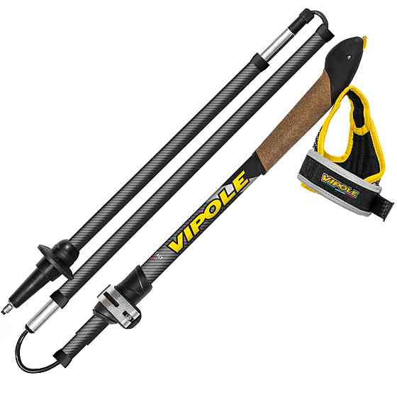Палки для скандинавской ходьбы Vipole Treveller Carbon 130 DLX (S25 35) Вінниця