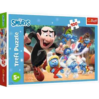 Пазл Trefl The Smurfs Уроки тата Смурфа 100 елементів (5900511164817) Вінниця