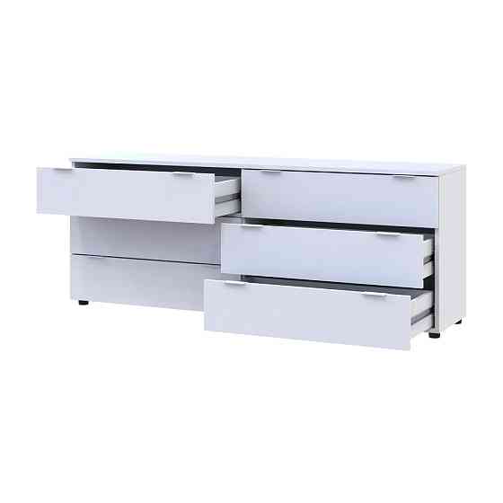 Комод Doros Рон 9 Белый 6 Ящиков 160х38х62 DRS-011777 (41516175) Днепр