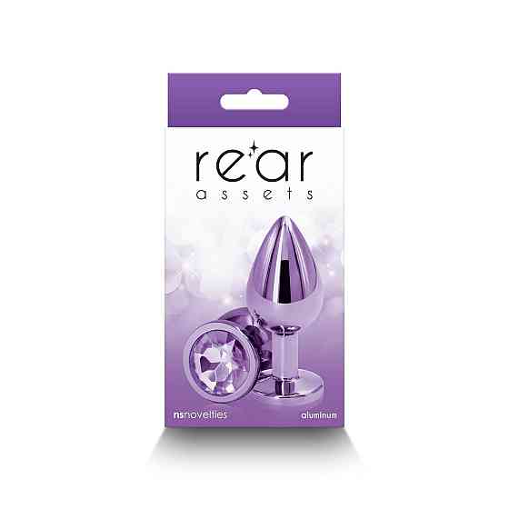 Анальна пробка NS Novelties Rear Assets — Medium — Purple Sex Aura Київ