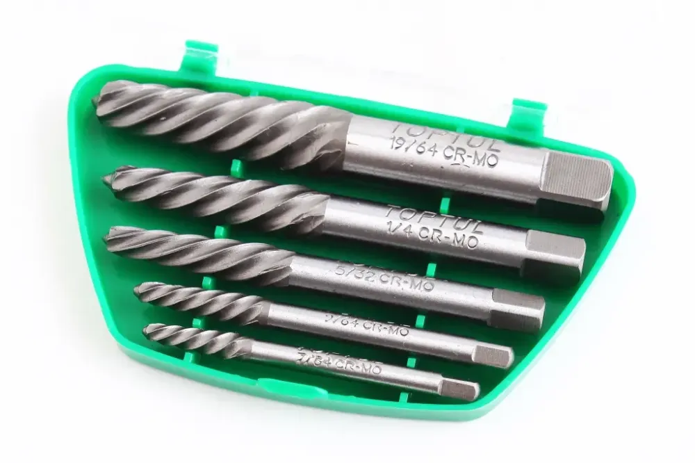 Набір екстракторів для болтів 2.5-10м (5 ед.) Toptul (7/64), 9/64, 5/32, 1/4, 19/64) Вінниця - фото 1
