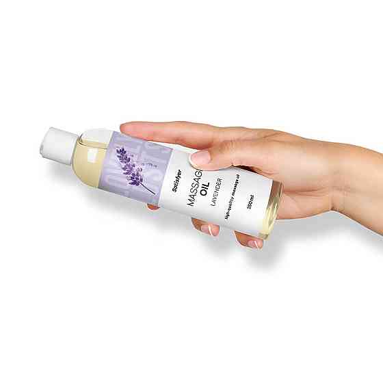 Розпродаж!!! Масажна олія Satisfyer Massage Oil Lavender 250 мл (термін 30.04.2027) Sex Aura Київ