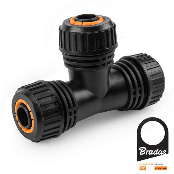 Трійник для підключення шланга 3/4", BLACK LINE, ECO-PWB2210-34 Київ - фото 1