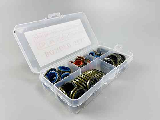 Набір шайб метал з гумовими кільцями  (100 шт)  ATP2187 Мукачево