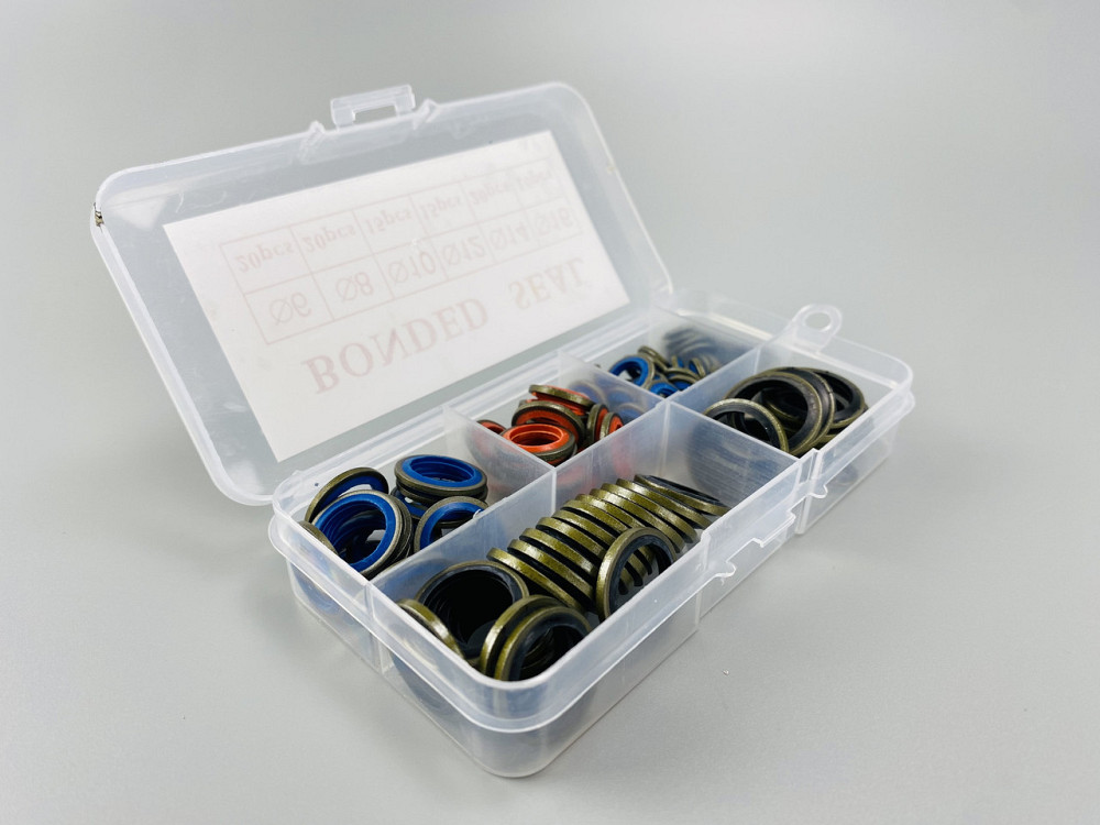 Набір шайб метал з гумовими кільцями  (100 шт)  ATP2187 Мукачево - фото 2