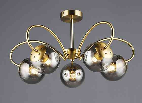 Люстра стельова на 5 плафонів N6609/5 Мідь Коломия
