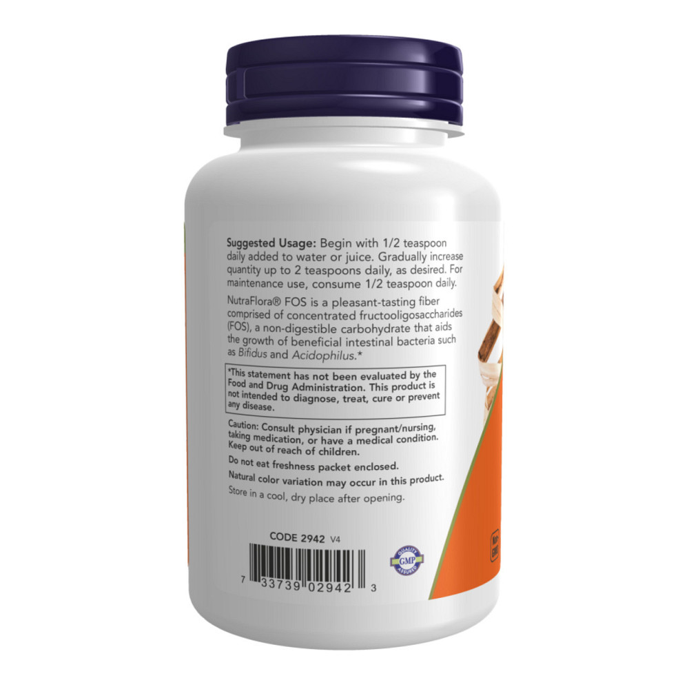 Для пищеварения NOW  NutraFlora® FOS Powder - 113g Киев - изображение 3
