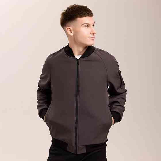 Бомбер Pobedov Thunder Темно-сірий XL OWbb3 167XLdge Київ